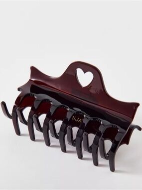 Emi Jay Heartbreaker Claw Clip Dark Brown